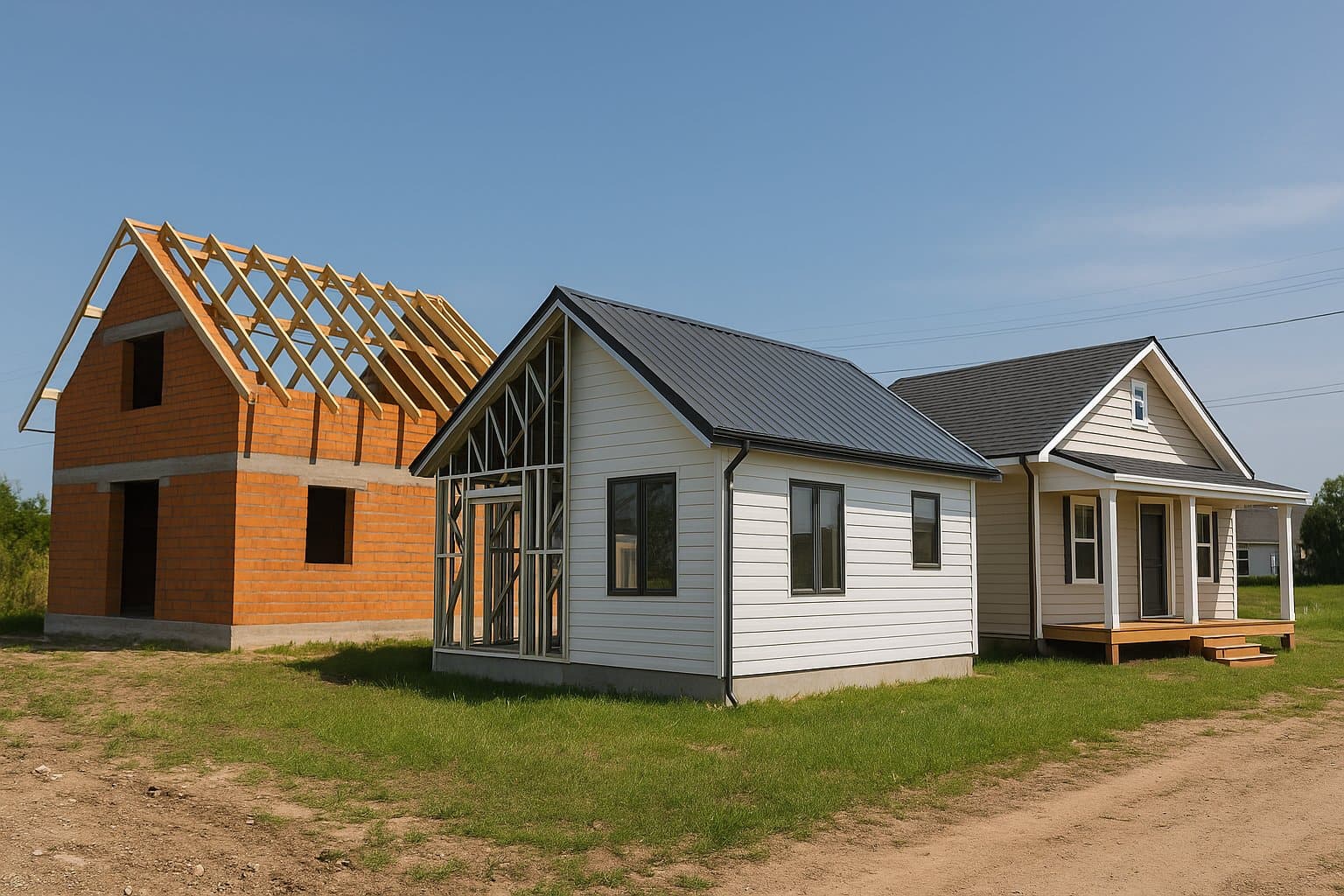 Quer Construir Casa com o Menor Custo? A Verdade  Sobre Alvenaria, LSF e Casas Modulares